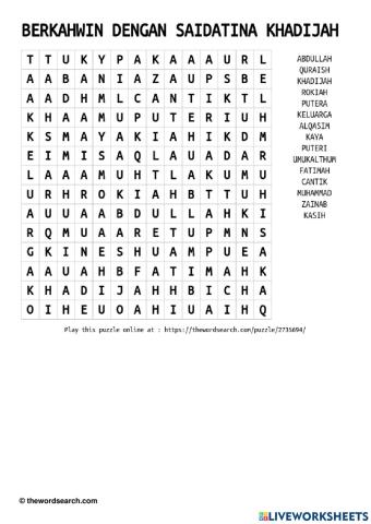 Berkahwin dengan Khadijah