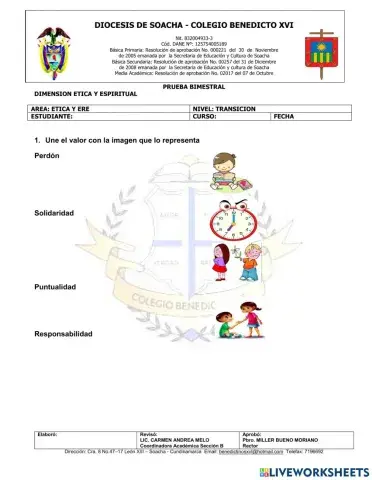EVALUACION ETICA-RELIGION 