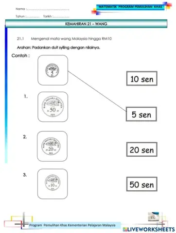MT ( Wang - padan kan syiling )