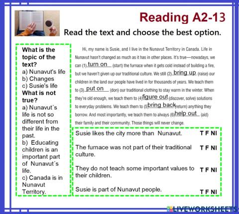 A2-13 Reading Nunavut