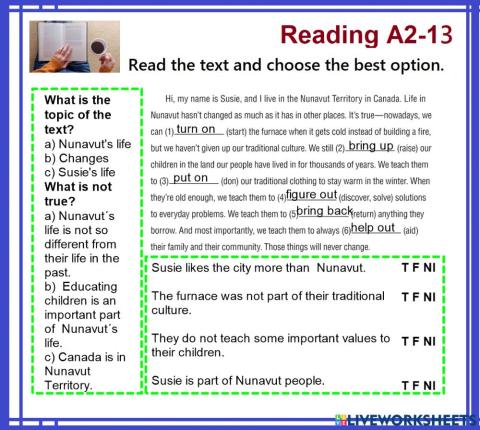 A2-13 Reading Nunavut
