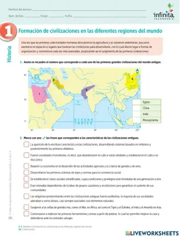 Primeras Civilizaciones