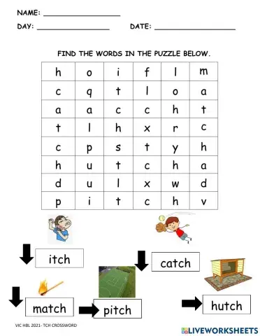 tch crossword and sentences