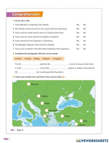 Comprehension Exercise
