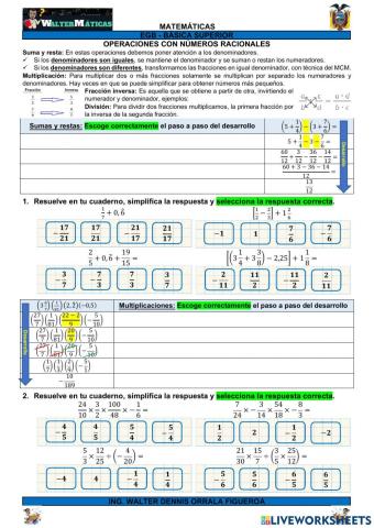 M09W04 Operaciones con números racionales