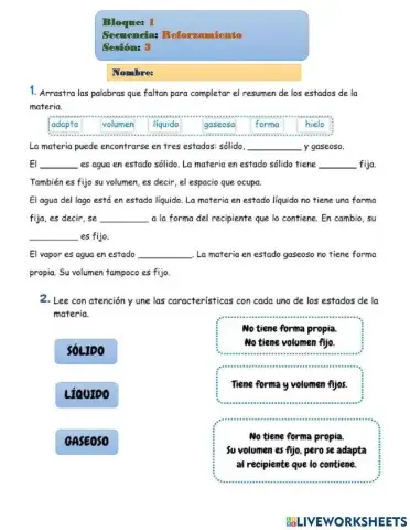 Estados de la materia