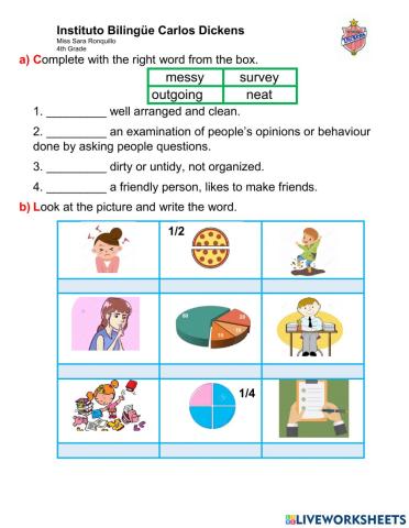 1 - Vocabulary Practice 8-9