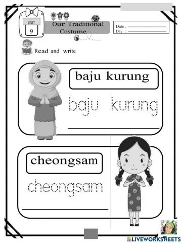 Our Traditional Costumes