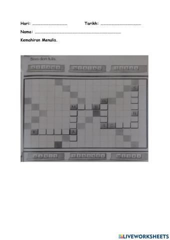 Latihan Kemahiran Menulis