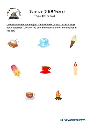 5 and 6 years: Science (Hot and Cold)