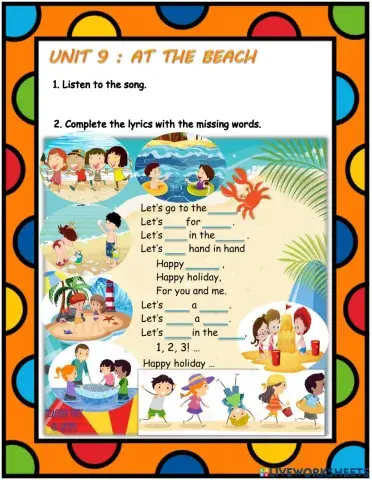 Unit 9 At The Beach (Song2)