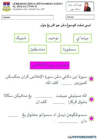 Kefahaman Surah Al Ikhlas