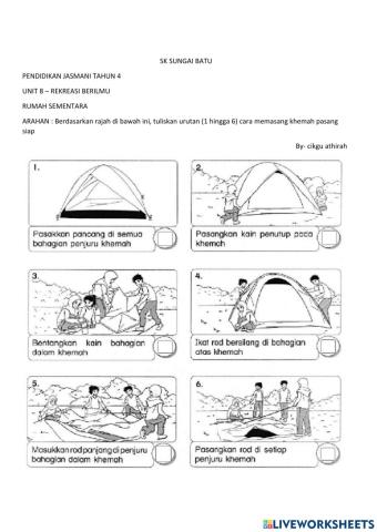 Rumah sementara PJ tahun 4