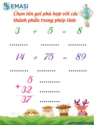 Số hạng - tổng (Tiết 1)
