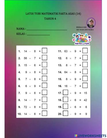 Latih tubi mt 14 tahun 4