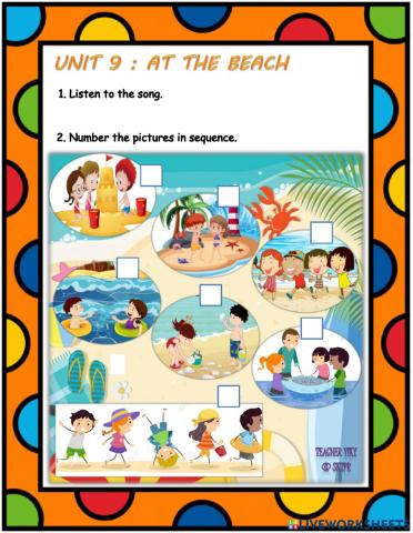 Unit 9 At The Beach (Song2)