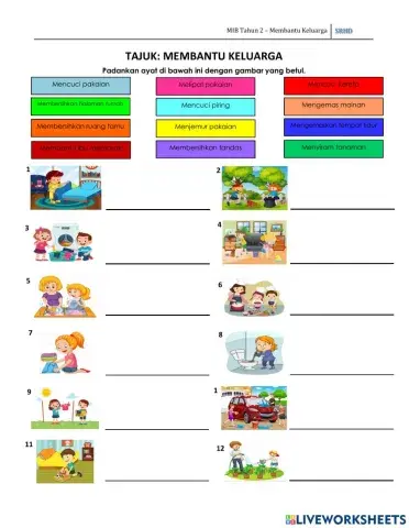 MIB Tahun 2 - Membantu Keluarga