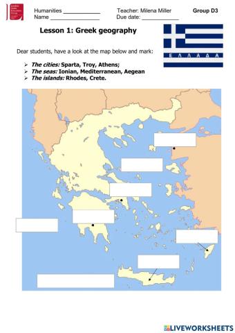 Greek Geography