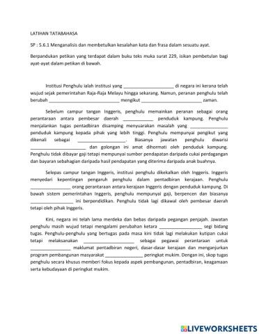 Tatabahasa tema 18 ting 2