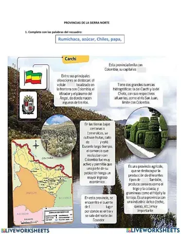 Sierra norte del ecuador