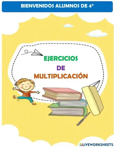 Ejercicios de multiplicación