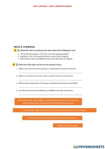 Listening: Longevity leaders