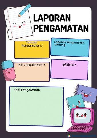 Laporan pengamatan kelas 5