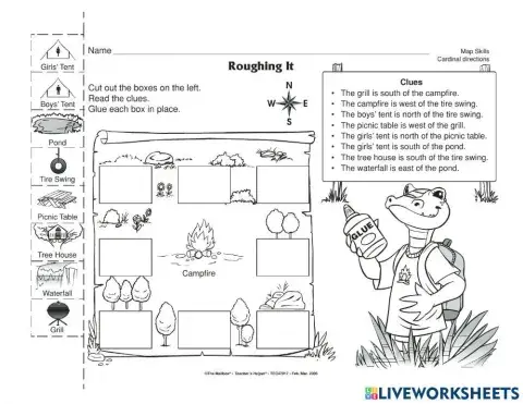 Roughing It--Cardinal Directions