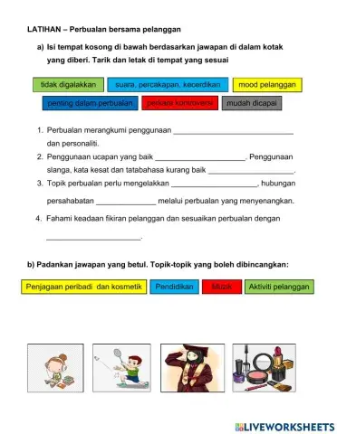 Perbualan bersama pelanggan