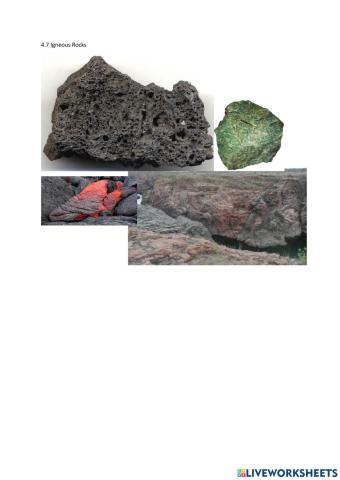 4.7 Igneous Rocks