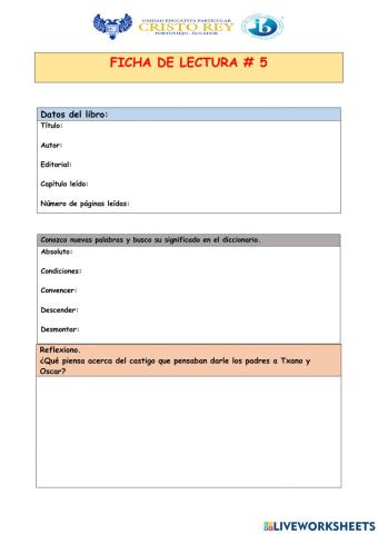 Ficha de lectura