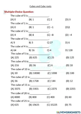 Cubes and cube roots
