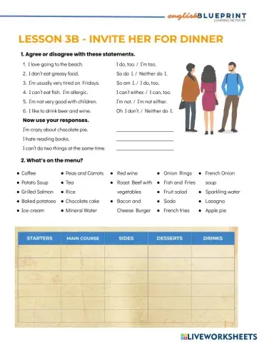 Invite her for dinner part 2