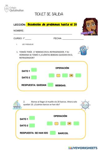 Número y Operaciones Matemáticas