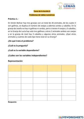 Tarea de la lección 8