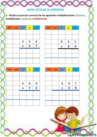 Resolver multiplicaciones con dos cifras