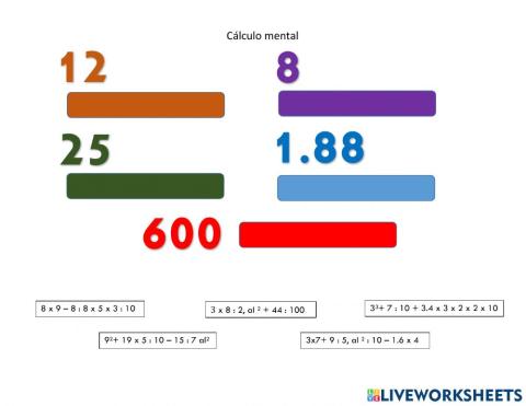 Cálculo mental