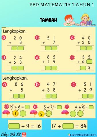 PBD Tambah Tahun 1