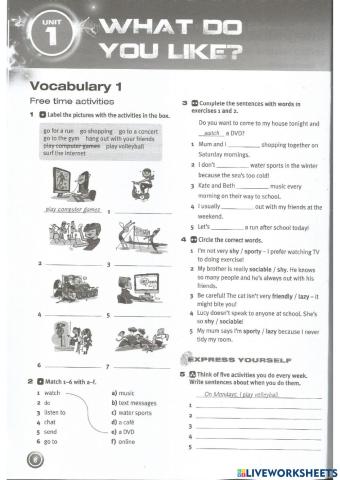 Pulse 2 Workbook - page 8 & 10