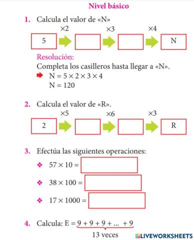 Multiplicacion