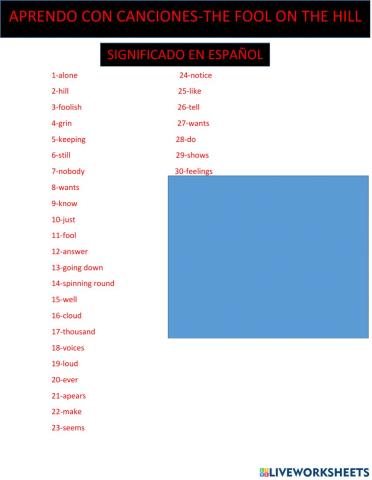 The fool on the hill