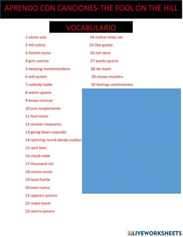 The fool on the hill