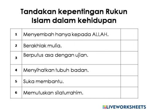 Rukun Islam 2