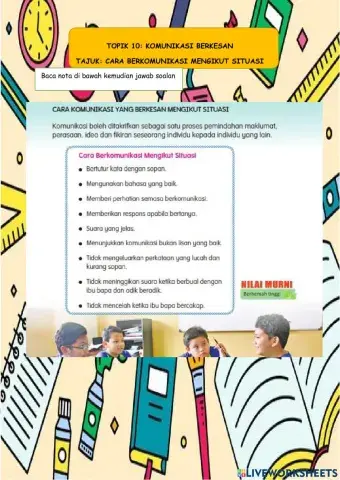 Cara Berkomunikasi Mengikut Situasi