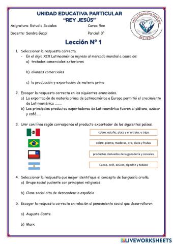 Latinoamérica siglo XIX