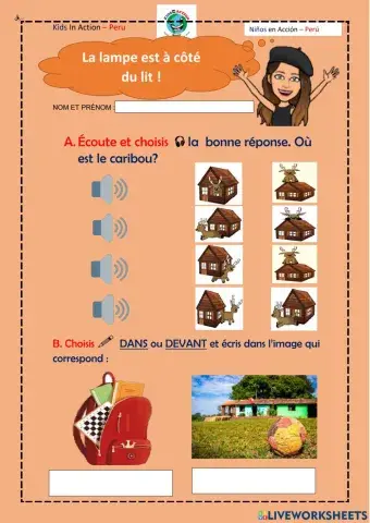 Les prepositions de lieu