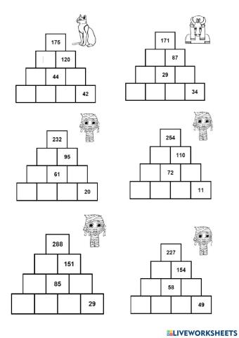 Piramides cálculo 1