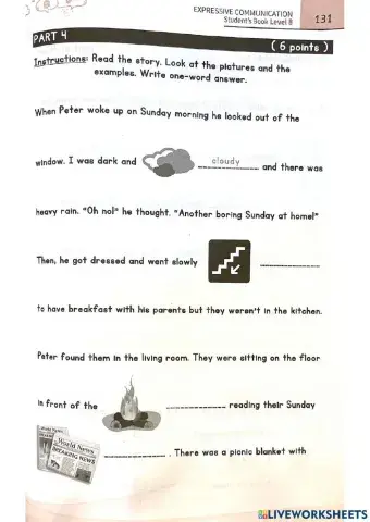 CEFR writing test Grade 8