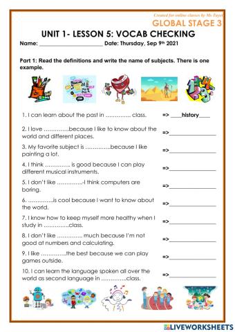 (Stage 3) Unit 1-Lesson 5