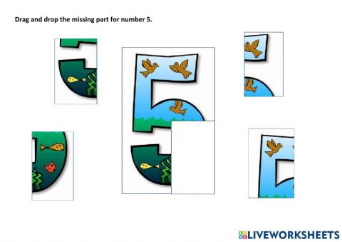 Find the missing part for number 5